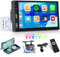 Inefala Autoradio Bluetooth 1 Din Compatibile con Carplay Android Auto, 7 Pollici Touchscreen Stereo Auto Supporta Bluetooth Vivavoce/Mirror Link/FM Radio/USB/AUX/EQ con Telecamera Posteriore