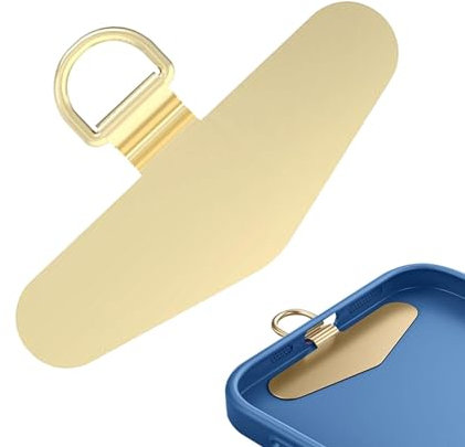 Onglet d'Attache de Téléphone - Patch de Lanière Portable, Clip de Cordon d'Épaisseur 0,1 mm, Connecteur de Sangle Universel en Acier Inoxydable