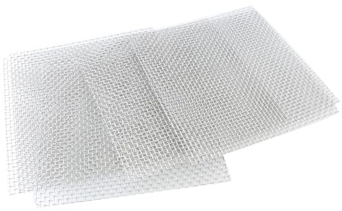 JJHXSM 6PCS Stainless Steel Wire Mesh Mat Aquarium Plant Moss Netting 10x10cm/4x4in Fish Aquarium Plants Mesh Plants Fixed Planting Mesh Square for Pump Room Filter Entrance