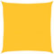 vidaXL Voile d'ombrage 160 g/m² carré Jaune 6x6 m PEHD, Voile de Soleil, Voile d’ombrage, Store de Patio, Voile de Pare-Soleil, Voile de Jardin