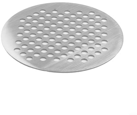 Tapa redonda para filtro de desagüe de ducha, acero inoxidable, colador de desagüe para fregadero de ducha, recogedor de pelo para accesorios de baño (10 cm)