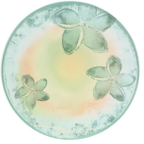 THUN - Großer Teller Bloomia - Porzellan - Kollektion Frühlingsgarten - Ø 31,5 cm