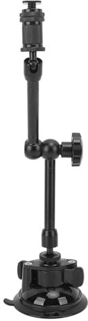 Qukaim Soporte de ventosa de 11 pulgadas, soporte universal de ventosa para cámaras de acción y cámaras DSLR, diseño resistente, ideal para uso en coche