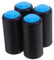 Yardenfun 4pcs Battery Back Cover for Microphone Wireless Mic Battery Screw Cover for