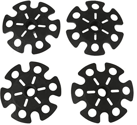 Folpus 4er Pack (Schneeflockenform) Tourenkorb Schneekorb für Wanderstöcke Skistöcke Trekkingstöcke