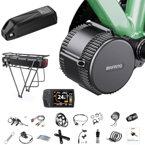 BAFANG BBS02B 48V 75OW Mid Drive Kit for Daily Commuting | G340 M315 BBS Mid Motor Ebike Conversion Kit with Optional Battery & Display 8Fun DIY Electric Bike Conversion Kit