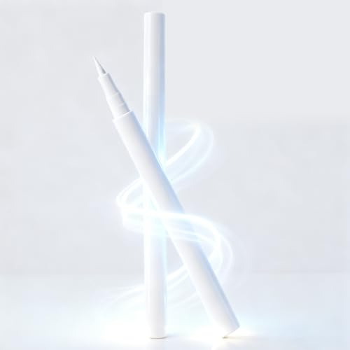 White Liquid Eyeliner - UV-Reactive Neon Glow Pen, Long-Lasting Smudge-Proof Quick-Dry Waterproof Eyeliner for Bold Eye Looks