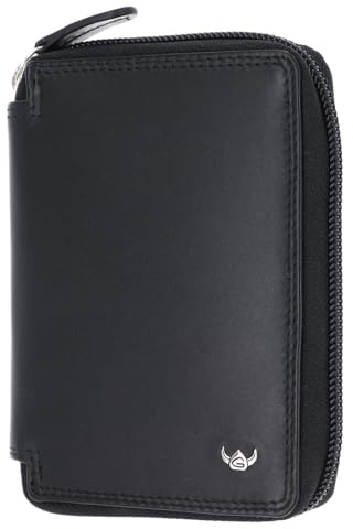 Golden Head Leder Geldbörse Polo RFID Protect RV-Börse 3315 Schwarz