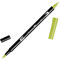 Tombow ABT-126 Fasermaler Dual Brush Pen mit zwei Spitzen, light olive