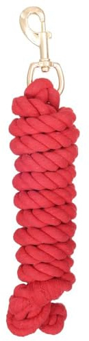 Tough1 Economy Cotton Lead with Bolt Snap - Red