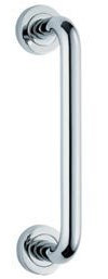 Carlisle AA16ACP Studio H Concealed Pull Handle on Rose 150mm centres Chrome, Silver