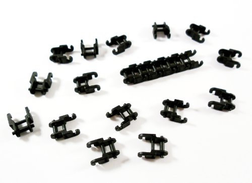Lego TECHNIC Kettenglieder klein 3711 – 20 Stück in Schwarz | Hochwertige Kettenglieder für Mechanik und kreative Konstruktionen | Ideal für Lego TECHNIC Modelle