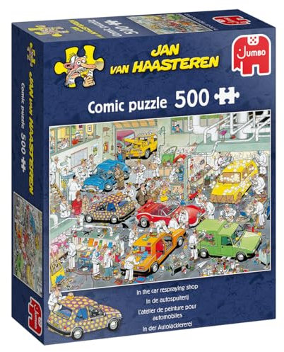 Jumbo 17281 - Jan Van Haasteren - In der Autolackiererei, 500 Teile