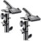 Neewer Lot de 2 Pinces Métalliques Puissantes pour Studio Photo, avec Fixation Trépied 5/8, Permettent d’Attacher Le Réflecteur