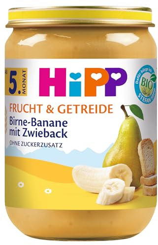 HiPP Birne-Banane mit Zwieback, 6er Pack (6 x 190 g)