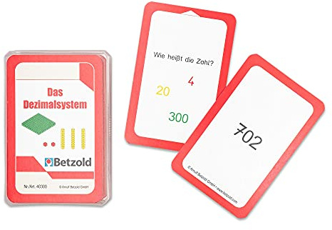 Betzold Karten für Magischen Zylinder Das Dezimalsystem | Rechen-Spiel, Grundschule