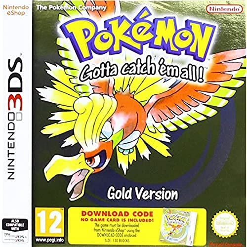 3DS Pokemon Gold Packaged Download Code - Nintendo 3DS [Edizione: Regno Unito]