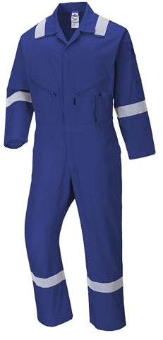 Portwest Mono Iona De Algodón, Tamaño: L, Color: Azulina, C814RBRL