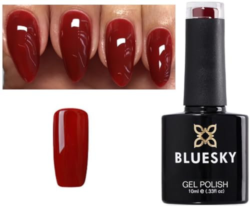 BLUESKY Ruby Red Collection - Gel-Nagellack für glänzende und schöne Nägel | langer Halt von bis zu 3 Wochen (80626 Craft Culture)