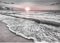 Runa Art Papier peint intissé Mural Plage coucher du soleil de la mer Moderne Toison Salon Chambre à Coucherr Salle - Tableaux Muraux Tapisserie Photo - gris rose 9467010b