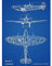 Artery8 Supermarine Spitfire 5b Kampfflugzeug Ungerahmter Druck 30x40 cm