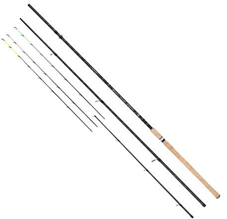 Mivardi Genesis Karpfen Feederrute 3-teilig inkl. 3 Spitzen 3,90 m (70-150 g)