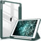 FINTIE Cover compatibile con iPad 6/5a generazione (2018/2017) e iPad Air 2/Air 1 9,7 pollici; custodia posteriore trasparente trasparente, custodia antiurto verde foresta