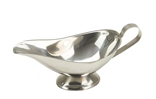 Profi Sauciere auf Fuß aus Edelstahl 300 ml