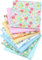 CraftsFabrics 8er-Pack 40cmx50cm Blumenstoffe zum Nähen Von Baumwollstoffquadraten, Quilten für Patchwork-Stoffpakete für DIY-Bastelarbeiten, Patchwork Nähen