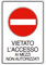 NEW CARTELLO SEGNALETICO - vietato l'accesso ai mezzi non autorizzati - Adesivo Extra Resistente, Pannello in Forex, Pannello In Alluminio (Pannello in Forex 30x42 cm)