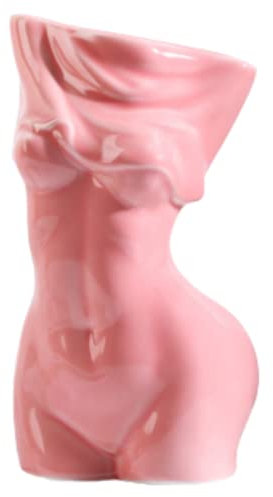 Weibliche Körpervase, elegante Vase für Blumen, luxuriöse Wohnkultur-Vase, Frauenkörperskulptur, künstlerische Pflanzenvase, moderner Körper-Pflanzgefäß für Frauen Heimdekoration