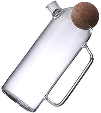 Luxshiny 1Stk Teekanne bubble tea maker çay makinesi Topf Wasserbecher Wasserkocher Bier Teekessel Wasserkrug aus Glas Haushalt Kühlschrank Kaffeeflasche Teedose Container