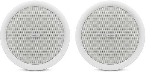 Audibax CM608L-BT Altavoces Techo Blancos Bluetooth Empotrables 2 Vías 2 x 30W 6,5