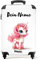 NoBoringSuitcases.com Valigia Bambini, Trolley Bambina, Valigia Per Bambini, Valigia Bambina Trolley, Valigia Ragazza, Trolley Bimba, Valigia Personalizzabile, 55x40x20 cm (Unicorno - Bianco-Rosa)