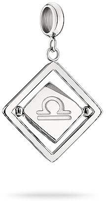 LIEBESKIND Zodiac Charm LJ-1356-P-25 aus Edelstahl in silber