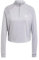 adidas Damen Train Essentials Minimal Branding 1/4-Zip Cover Up, Glory Grey, M