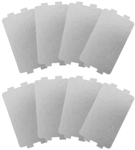 IBXWMNG Kit de 8 plaques en mica de remplacement pour réparer les micro-ondes - Dimensions 115x65mm - Compatible avec la plupart des fours à micro-ondes