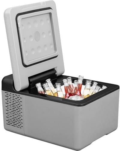 Réfrigérateur de voiture portable, refroidisseur de réfrigérateur pour camping-car, camion, camping, extérieur -12/24 V DC et 100-240 V AC,9L