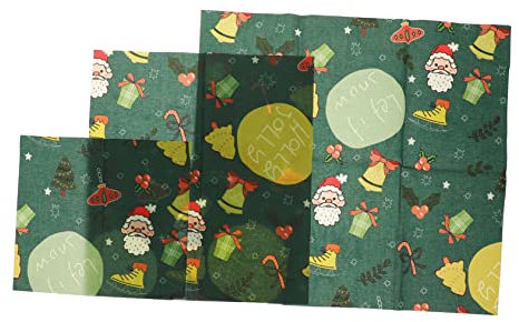 Healvian 3stücke Bienenwachstücher Für Lebensmittel Teiliges Aus Nachhaltigem Baumwollmaterial Wiederverwendbar Zum Frischhalten Von Snacks Obst Gemüse Und Sandwiches Und Einfach Zu