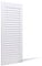 Bortaberg Louvre Door, Pine Wood, Vented Open, Natural or White Color, Slatted Wardrobe Doors, Internal Louvre Cupboard Doors, Various Sizes (White,2013mm (79'') x 394mm (15.5''))