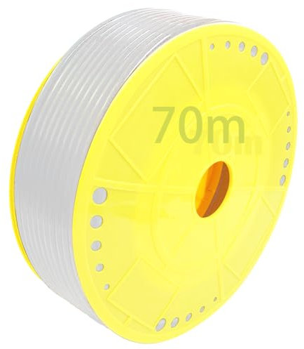 DIY Tropfschlauch Bewässerungsschlauch Dujelixa Bewässerung Used schlauch, Pneumatikschlauch, OD 8mm x ID 5mm, (milchig, 70 m), in Mechanical Oil Transfer, Rohrpost, Infusion Pipes