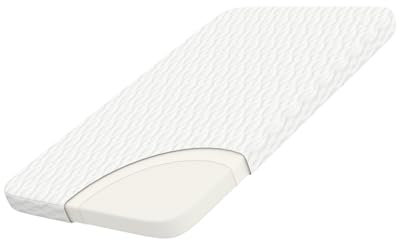 WELLZEE Rechteckige Stubenwagen-Matratze, 83 x 50 x 50 cm, passend für Mika Micky, KoolerThing, Baby Delight, Angelbliss, Nordmiex und die meisten rechteckigen Nachttischschläfer, 100 % atmungsaktiver