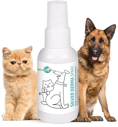 Aldivet Spray Cicatrizante en Perros y Gatos - Protección Antimicrobiana - Acelera Regeneración y Reconstrucción de los Tejidos - Alivia Irritación Inflamación Leve de la Piel y Picor - 50ML.
