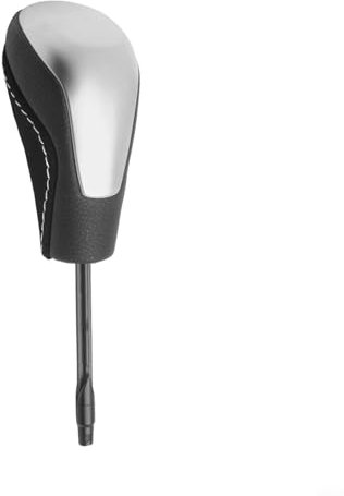 HEIBTENY Automatischer Schaltknauf Für BMW E38 E39 E46 E60 E61 E53 X3 E83 Z3 Serie ABS Leder Schwarz Silber 180 X 50 Mm Leder Ist Langlebig