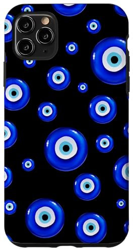 iPhone 11 Pro Max Evil Eye Watercolor Pattern Case