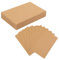 50 Stück A6 Kraftpapier Postkarten, 14,5 x 9,5 cm, blanko, zum Drucken von Indexkarten, für DIY kreative Hochzeitskarten und Grußkarten