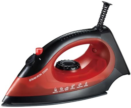 Maya Range 2 in 1 Dry & Wet Steam Iron 2200W - Adjustable Temperature Control, Ceramic Soleplate Wet/Dry, 90g/Shot Vertical Steam Boost, Self-Cleaning, Anti-Calc Function - 2 Year Warranty