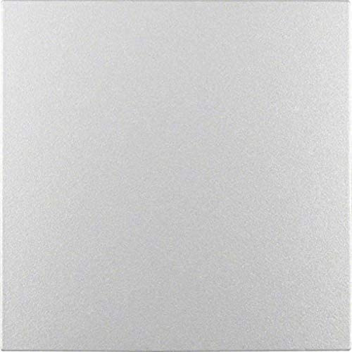 Tapa ciega, series berker S.1/ B.3/ B.7 de hager, aluminio
