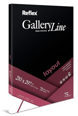 Schoellershammer Markerpapier Durchschlagfest, A4, 75 g/m², Block mit 75 Blatt, weiß