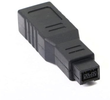 Easy Connect – 6 pin (femmina) 400 A 9 pin (maschio) – Adattatore Compact 800 A 400 FireWire 800 FireWire/Ilink connettore adattatore – iCables®